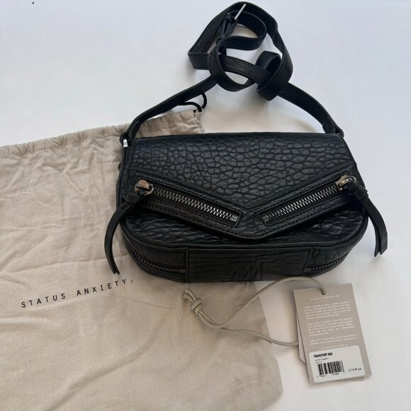 Status Anxiety Black Crossbody Bag - Picture 1 of 16